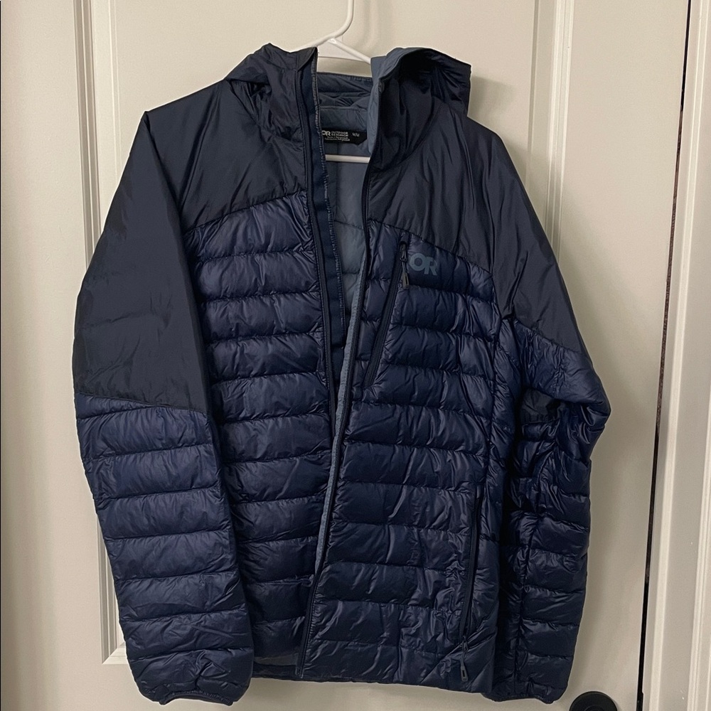 Outdoor Research Men's Dark Blue Puffer Jacket